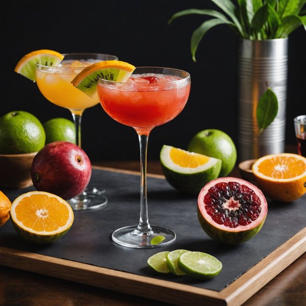 Quelles techniques pour intégrer des fruits exotiques dans un menu de cocktails de bar?